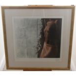 Willi Kissmer "Halbaut mit twei tuchern" Signed & Limited Edition. Original aquatint and mezzotint