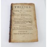 The Thieves New Canting Dictionary of the Words, Terms, Proverbs and Phrases used in the Modern