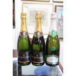 2 Bottles of H Goutorbe Cuvee Prestige Brut Premier Cru 750ml and a bottle of Cremant De Loire