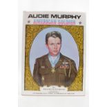 Audie Murphy American Soldier by Harold B Simpson Veterans Edition signed and dedicated