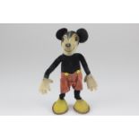 1930s Mickey Mouse 6" Deans Rag Doll - Patent Dispute. Scarce, and very early Mickey Mouse Doll by