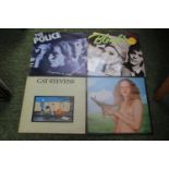 Collection of Vinyl Records to include Cat Stevens, The Police etc