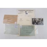 German NSDP A5 Headed paper, Berlin & Hoffman Postcard, German Kanzelei Notepaper (Hitlers