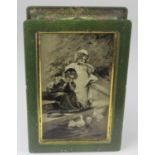 Rowntree York "Happy Moments" Marie Lucas Tin. Rowntree York tin c1920 featuring paintings by