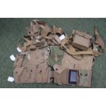 Large collection of assorted Webbing and Pouches WWII and Later