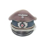 WW2 German Officers Wehrmacht Peaked Cap W.Thiele Munchen