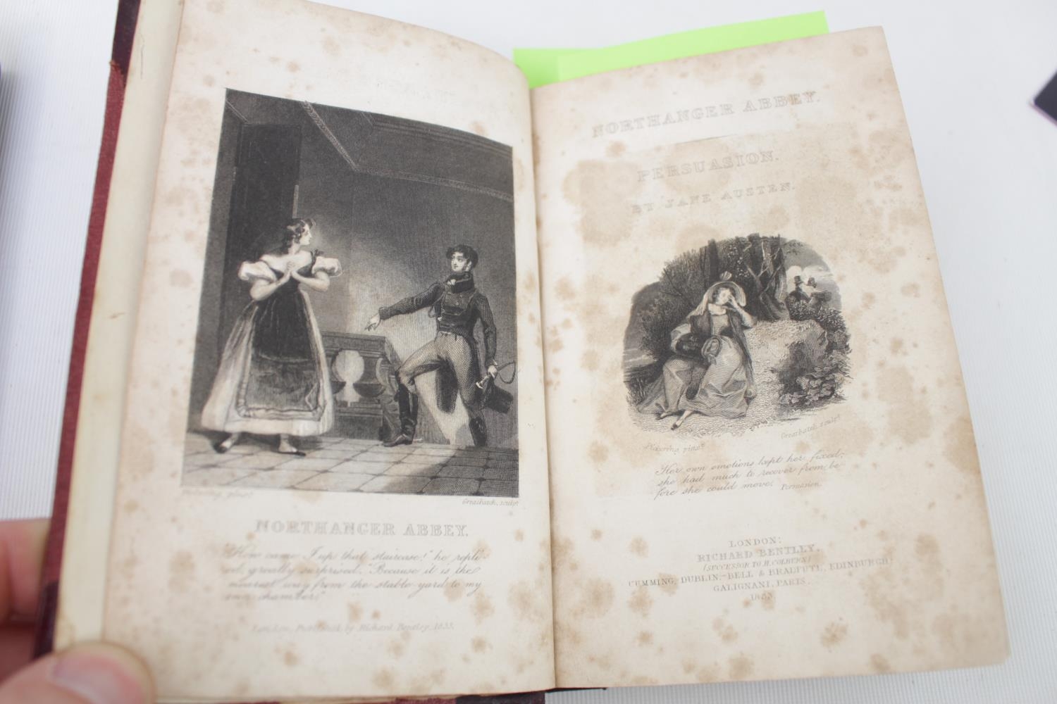 Jane Austen. Northanger Abbey & Persuasion. Richard Bentley. 1833 2 Volumes bound in One - Image 2 of 4