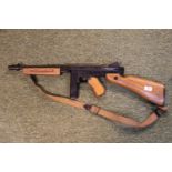 Thompson Submachine BB Gun Calibre 6mm M1A1 with Metal body and wooden stock