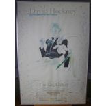 David Hockney Original Tate Gallery Poster Framed. Travels with Pen, Pencil & Ink. Drawings & Prints