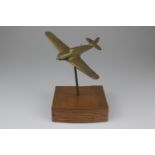 Scratch Built Model of Hawker Hurricane on Stand.