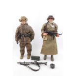 2 Realistic Model figure of German soldiers