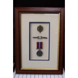 Interesting WWII Silver Bracelet for V SCHULPER 153163 of Fncham Kings Lynn ATS with 1939-45 Medal