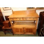 Victorian Pine Buffet of 2 drawers with Cupboards to base. 107cm in Width