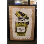 K Guy 'Contemporary Banksy'; Malboro Politicians Kill. Pencil signed limited edition print 22 of