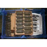 2 Trays of Model ships, Armoured vehicles hand painted to a high Specification