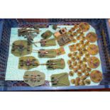 Collection of 25mm British WWII figures inc. Infantry, Light Artillery, Riflemen etc. All Painted to