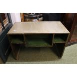 1920s Painted Library table with curved base. 92cm in Length