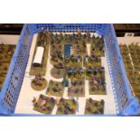 Collection of 25mm American 69th New York figures inc. Riflemen, Machine gunners & Light Artillery