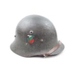 Bulgarian WWII Helmet M42 Shaped Helmet with leather interior