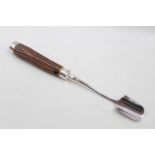 Good quality Antler handled Stilton scoop with Silver collar Sheffield 1896