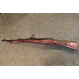 WWI BB Air Rifle with wooden stock marked 2695 K98