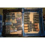2 Trays of American, Russian and German Vehicles and Armoured Vehicles hand painted to a high