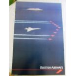 A British Airways poster Concorde