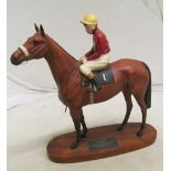 A Beswick Connoisseur model Red Rum with Brian Fletcher up (reigns perished)