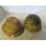 Four military hats