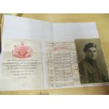 A group of WWII medals for Tom Clapham:- Italy Star, Africa Star, War Medal and 1939-45 Star with