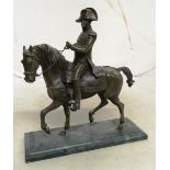 A figure Napoleon on horseback