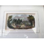 A 19th Century engraving by H.A.Ogg The Temple Grammar School, Brighton, a coloured print Stanmer