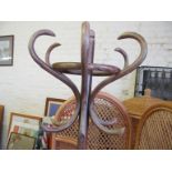 A bentwood style coatstand