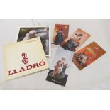 A group of Lladro reference books and Expressions magasines bound