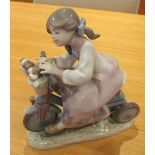 A Lladro figure Travelling in Style No 5680 retired 1994 modelled by Franceso Polope