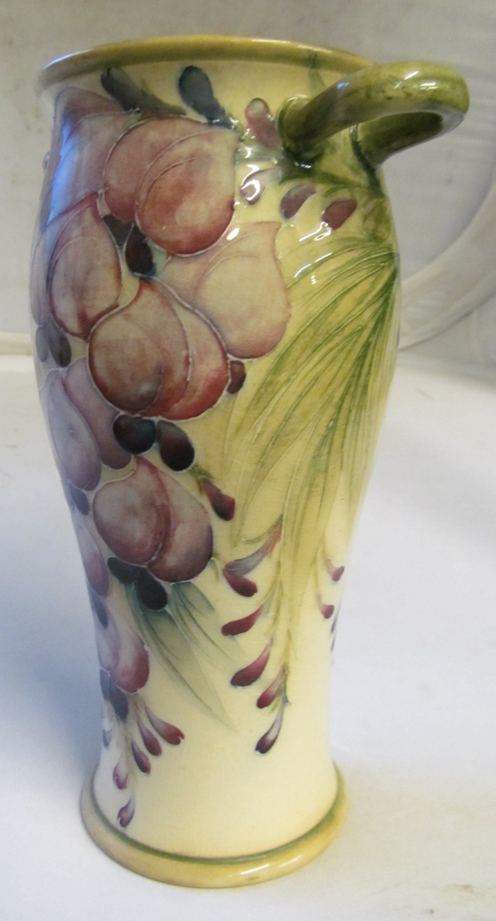 A William Moorcroft for James McIntyre ‘Wisteria’ pattern twin handled baluster shaped vase, - Image 4 of 16