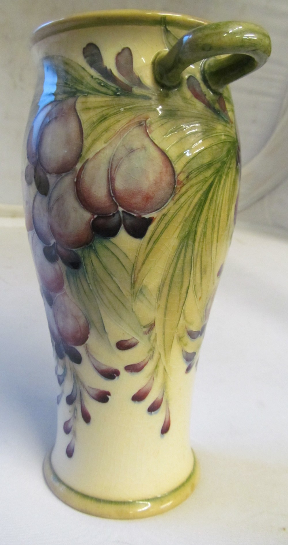 A William Moorcroft for James McIntyre ‘Wisteria’ pattern twin handled baluster shaped vase, - Image 7 of 16