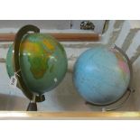 Two globes