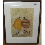 Sam Tatt - signed limited edition print 'Going Home with Joyce Greefields' 53/57
