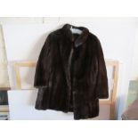 A short fur coat