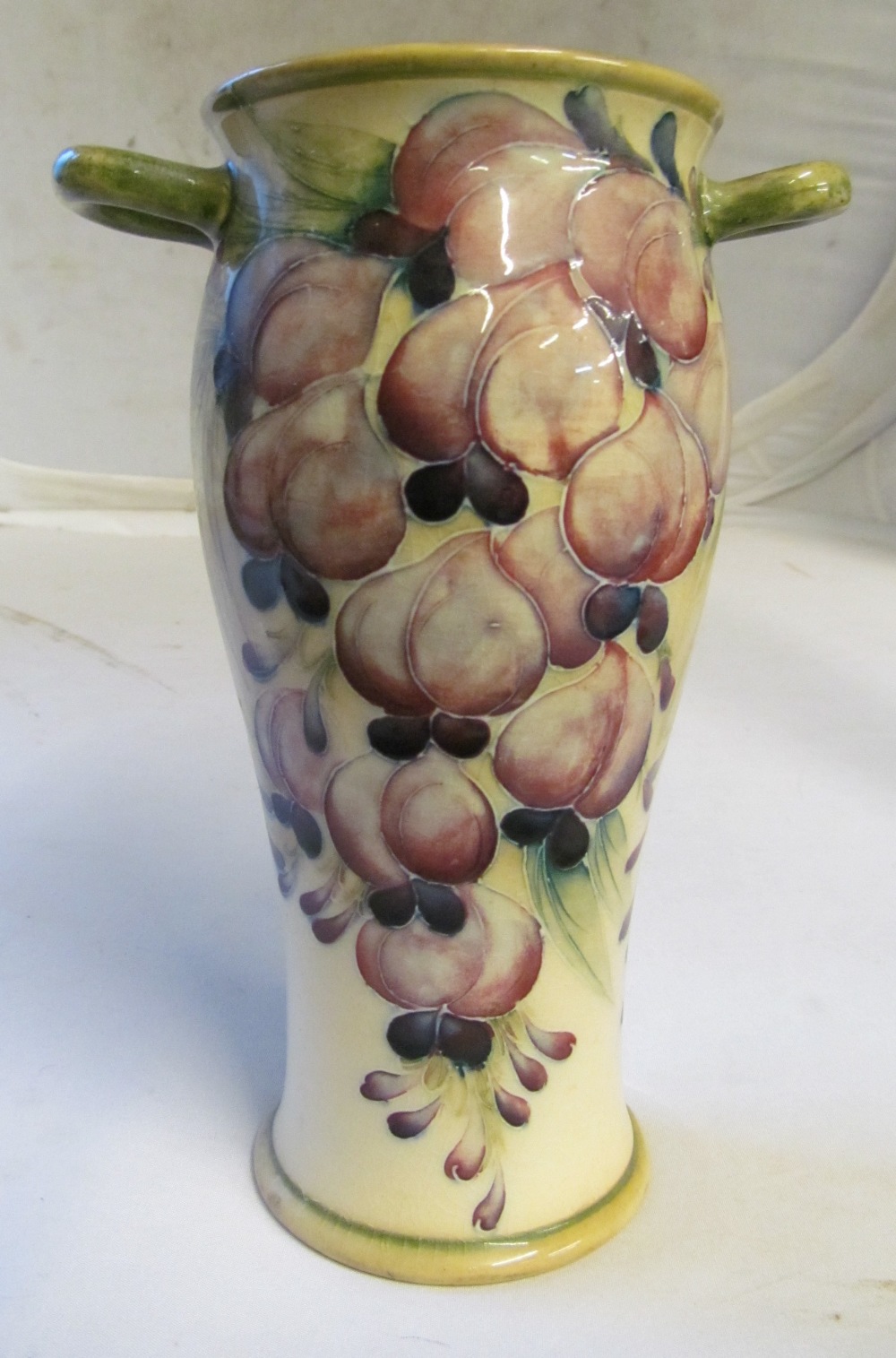 A William Moorcroft for James McIntyre ‘Wisteria’ pattern twin handled baluster shaped vase, - Image 5 of 16