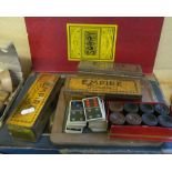 A Vintage table tennis set (boxed), dominoes, solitaire board with marbles etc