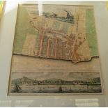 A 19th Century coloured lithograph Brighthelmston 'a very fine sand dry at low water' surveyed by