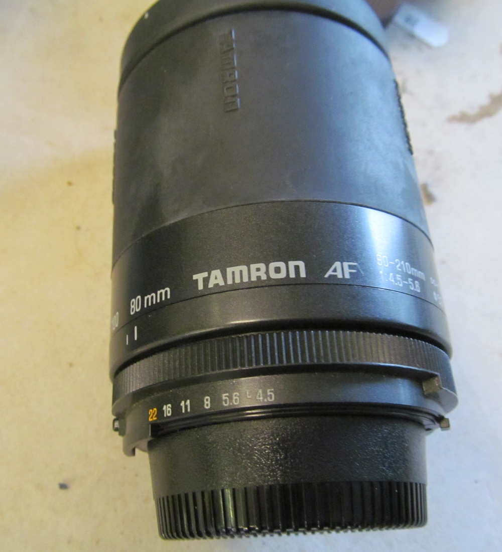 A Nikon F70 camera with Nikon lense and Tamron lense (i.c) - Image 4 of 5