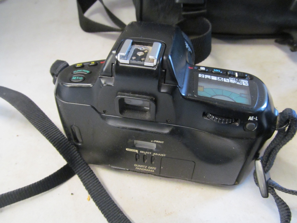 A Nikon F70 camera with Nikon lense and Tamron lense (i.c) - Image 2 of 5