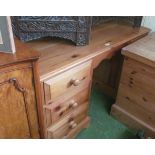 A pine dressing table 56”w