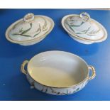 A Minton part dinner service (s/a/f and crazed)