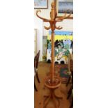 A bentwood style coatstand