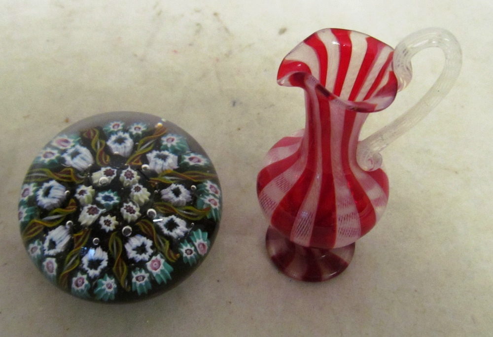 Two pieces of Venetian glass (one a/f) and a paperweight - Image 2 of 3