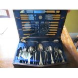 A canteen of cutlery and six fish knives and forks (i.c)